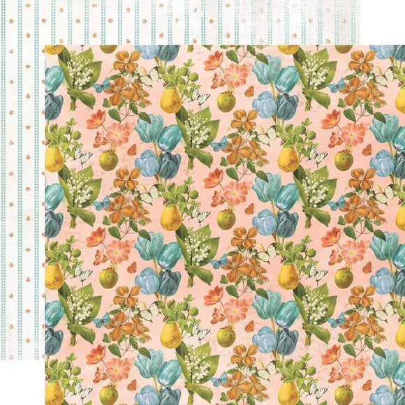 Scrapbooking  Simple Vintage Farmhouse Garden Dbl-Sided Cardstock 12