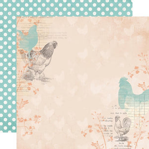 Scrapbooking  Simple Vintage Farmhouse Garden Dbl-Sided Cardstock 12"X12" Humble & Kind Paper 12"x12"
