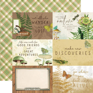 Scrapbooking  Simple Vintage Great Escape Double-Sided Cardstock 12"X12" -4"x6" Elements Paper 12"x12"