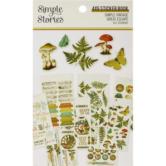 Scrapbooking  ***In Transit** Simple Vintage Great Escape Stickers 4