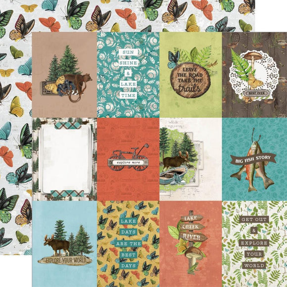 Scrapbooking  Simple Vintage Lakeside Double-Sided Cardstock 12