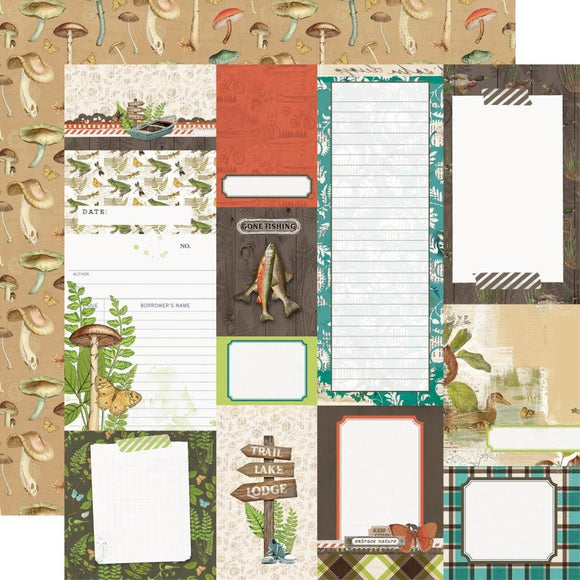 Scrapbooking  Simple Vintage Lakeside Double-Sided Cardstock 12