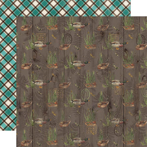 Scrapbooking  Simple Vintage Lakeside Double-Sided Cardstock 12"X12" - Relax & Unwind Paper 12"x12"