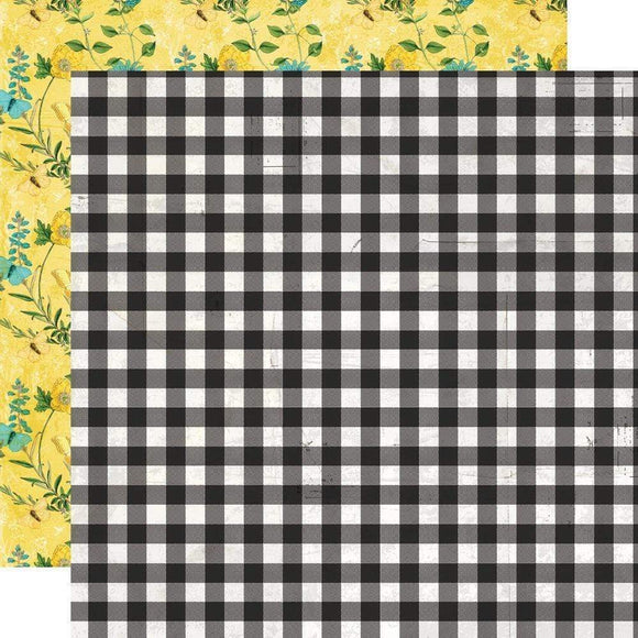 Scrapbooking  Simple Vintage Lemon Twist Double-Sided Cardstock 12
