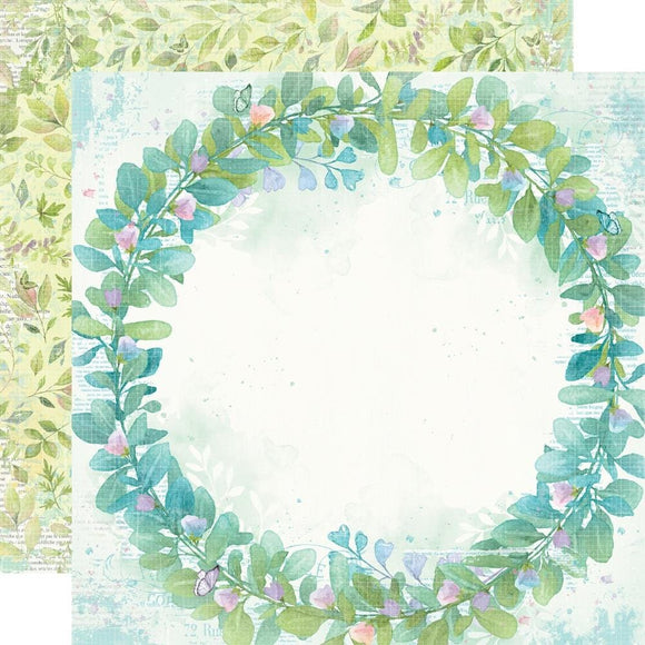 Scrapbooking  Simple Vintage Life In Bloom Double-Sided Cardstock 12