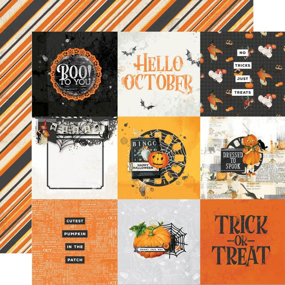 Scrapbooking  Simple Vintage October 31st Double-Sided Cardstock 12
