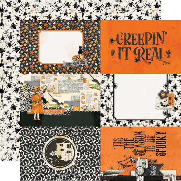 Scrapbooking  Simple Vintage October 31st Double-Sided Cardstock 12