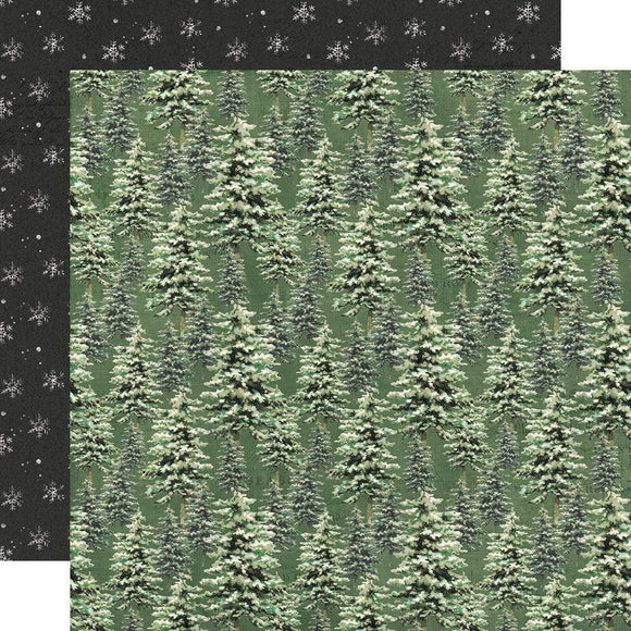 Scrapbooking  Simple Vintage Rustic Christmas Dbl-Sided Cardstock 12