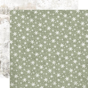 Scrapbooking  Simple Vintage Winter Woods Double-Sided Cardstock 12"X12" All That Glitters Paper 12"x12"