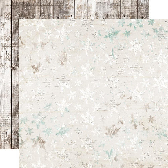Scrapbooking  Simple Vintage Winter Woods Double-Sided Cardstock 12