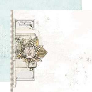 Scrapbooking  Simple Vintage Winter Woods Double-Sided Cardstock 12"X12" Snow Day Paper 12"x12"