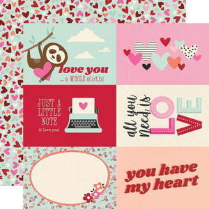 Scrapbooking  Sweet Talk Double-Sided Cardstock 12"X12" - 4x6 Elements Paper 12"x12"