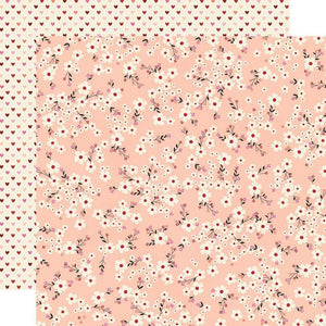 Scrapbooking  Sweet Talk Double-Sided Cardstock 12"X12" - I Adore You Paper 12"x12"