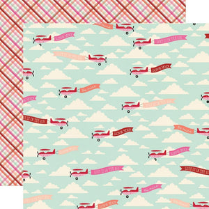 Scrapbooking  Sweet Talk Double-Sided Cardstock 12"X12" - Loves in the Air Paper 12"x12"
