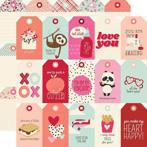 Scrapbooking  Sweet Talk Double-Sided Cardstock 12"X12" - Tags Paper 12"x12"