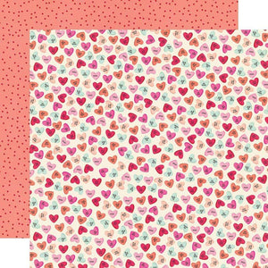 Scrapbooking  Sweet Talk Double-Sided Cardstock 12"X12" - Will you be Mine? Paper 12"x12"