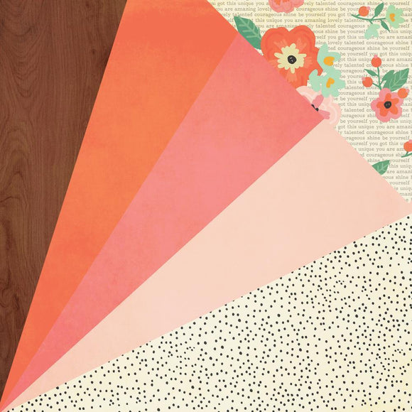 Scrapbooking  The Reset Girl Like A Boss Paper 12x12 Paper 12
