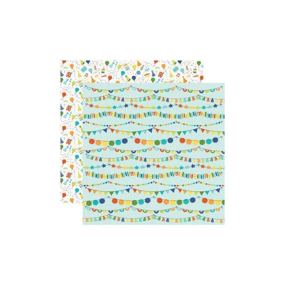 Scrapbooking  Birthday Blast Double-Sided Cardstock 12