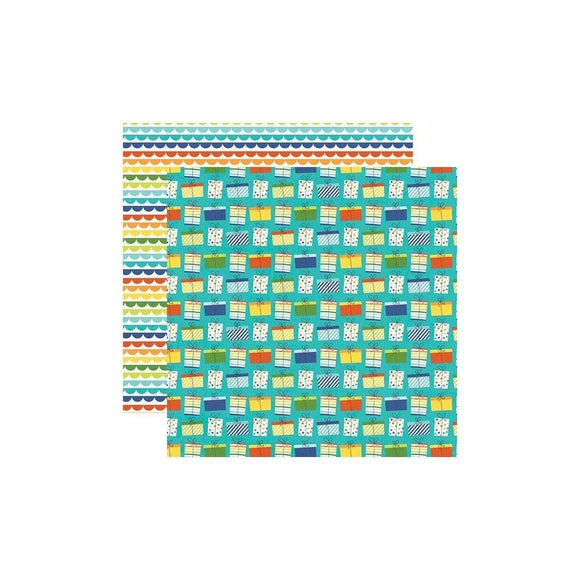 Scrapbooking  Birthday Blast Double-Sided Cardstock 12