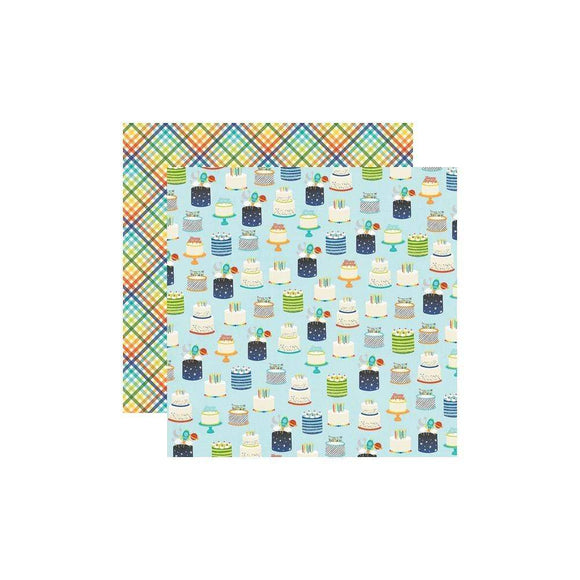 Scrapbooking  Birthday Blast Double-Sided Cardstock 12