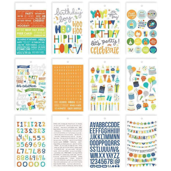 Scrapbooking  Birthday Blast Stickers 4