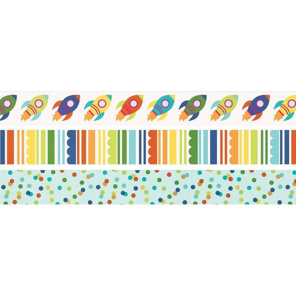 Scrapbooking  Birthday Blast Washi Tape 3/Pkg Paper 12x12
