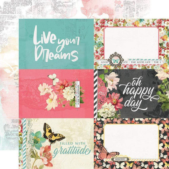 Scrapbooking  Simple Vintage Cottage Fields Double-Sided Cardstock 12