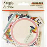 Scrapbooking  Summer Farmhouse Bits & Pieces Die-Cuts 57/Pkg Journal Paper 12x12