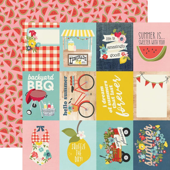 Scrapbooking  Summer Farmhouse Double-Sided Cardstock 12