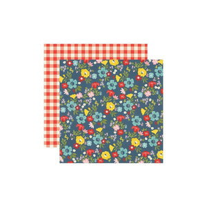 Scrapbooking  Summer Farmhouse Double-Sided Cardstock 12"X12" - Backyard BBQ Paper 12x12