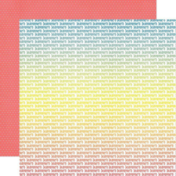 Scrapbooking  Sunshine & Blue Skies Double-Sided Cardstock 12