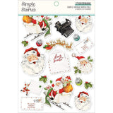 Scrapbooking  North Pole Sticker Book 12/Sheets Simple Vintage , 684/Pkg Paper Pad