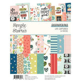 Scrapbooking  Simple Stories Life Captured Double-Sided Paper Pad 6"X8" 24/Pkg Paper Pad