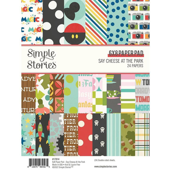 Scrapbooking  Simple Stories Say Cheese At The Park Double-Sided Paper Pad 6