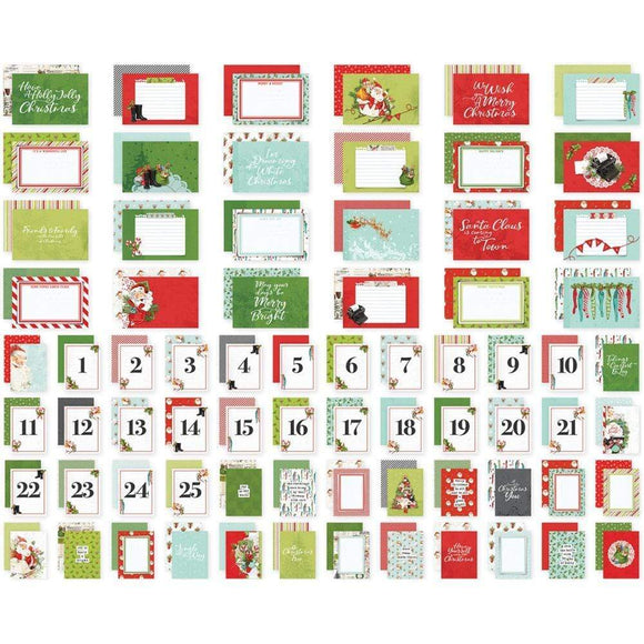 Scrapbooking  Simple Stories Simple Vintage North Pole Sn@p! Card Pack 72/Pkg Paper Pad