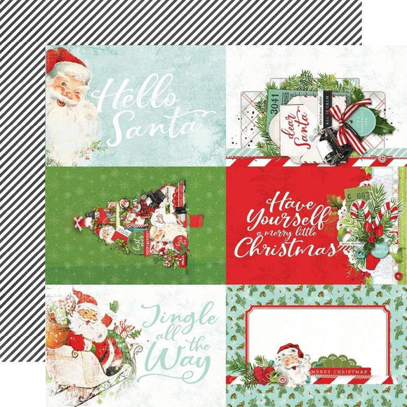 Scrapbooking  Copy of Simple Vintage North Pole Double-Sided Cardstock 12