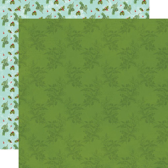 Scrapbooking  Simple Vintage North Pole Double-Sided Cardstock 12
