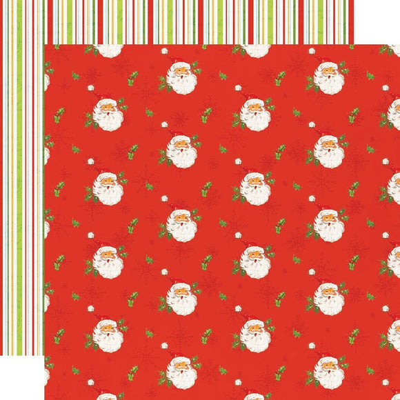 Scrapbooking  Simple Vintage North Pole Double-Sided Cardstock 12