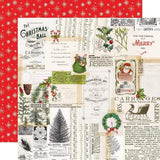 Scrapbooking  Simple Vintage North Pole Double-Sided Cardstock 12"X12" - Merry Memories Paper Pad