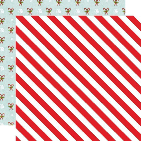 Scrapbooking  Simple Vintage North Pole Double-Sided Cardstock 12