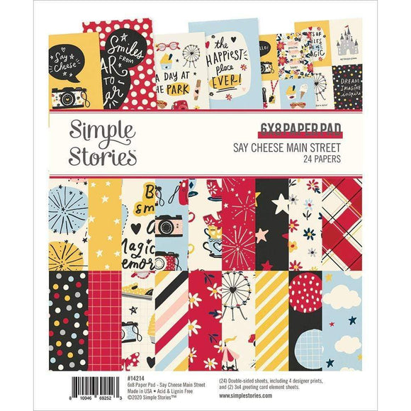 Scrapbooking  Say Cheese Main Street Double-Sided Paper Pad 6
