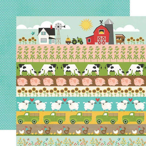 Scrapbooking  Homegrown Double-Sided Cardstock 12"X12" - Farm Life Scrapbooking Paper