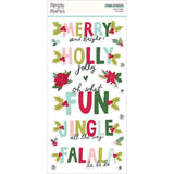 Scrapbooking  Holly Days Foam Stickers 53/Pkg stickers