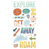 Scrapbooking  Safe Travels Foam Stickers 45/Pkg stickers
