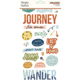 Scrapbooking  Safe Travels Foam Stickers 45/Pkg stickers