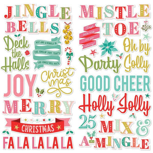 Scrapbooking  Simple Stories Mix & A-Mingle Foam Stickers 47/Pkg stickers