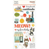 Scrapbooking  Simple Stories Pet Shoppe Cat Foam Stickers 47/Pkg stickers