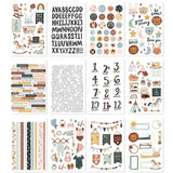 Scrapbooking  Simple Stories Sticker Book 12/Sheets Boho Baby, 391/Pkg stickers