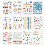 Scrapbooking  Simple Stories Sticker Book 12/Sheets Celebrate!, 467/Pkg stickers