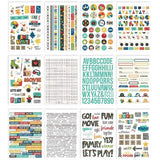 Scrapbooking  Simple Stories Sticker Book 12/Sheets Family Fun stickers